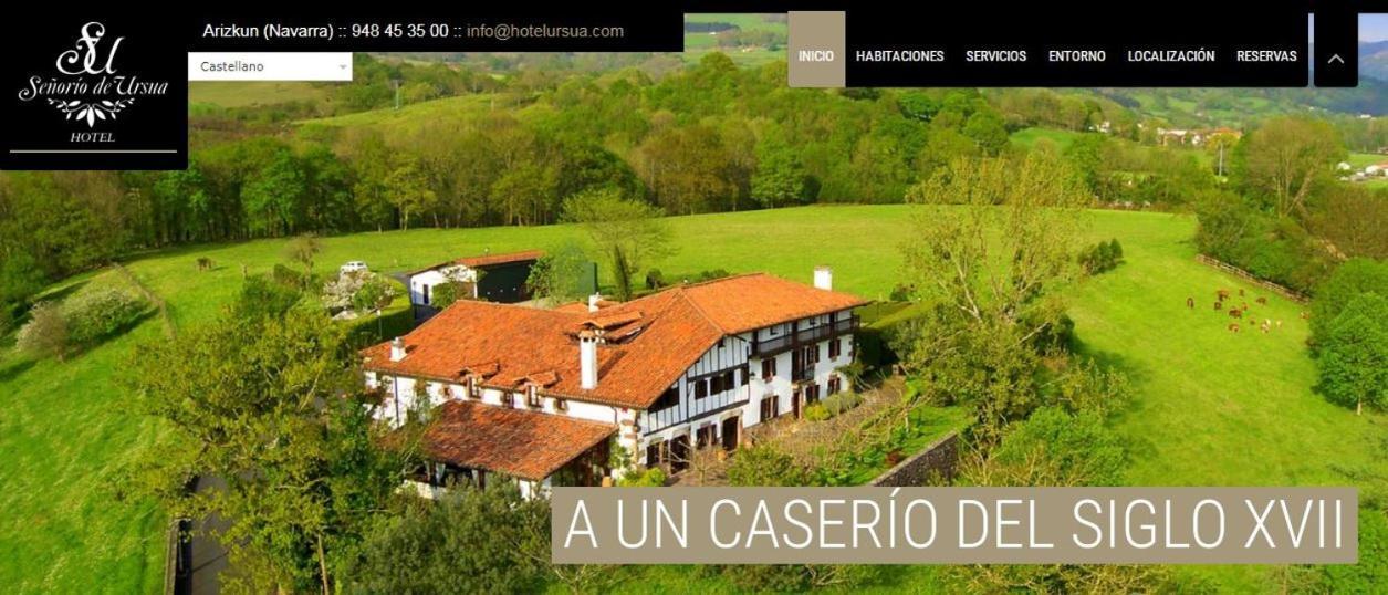Hotel Senorio De Ursua Arizcun エクステリア 写真